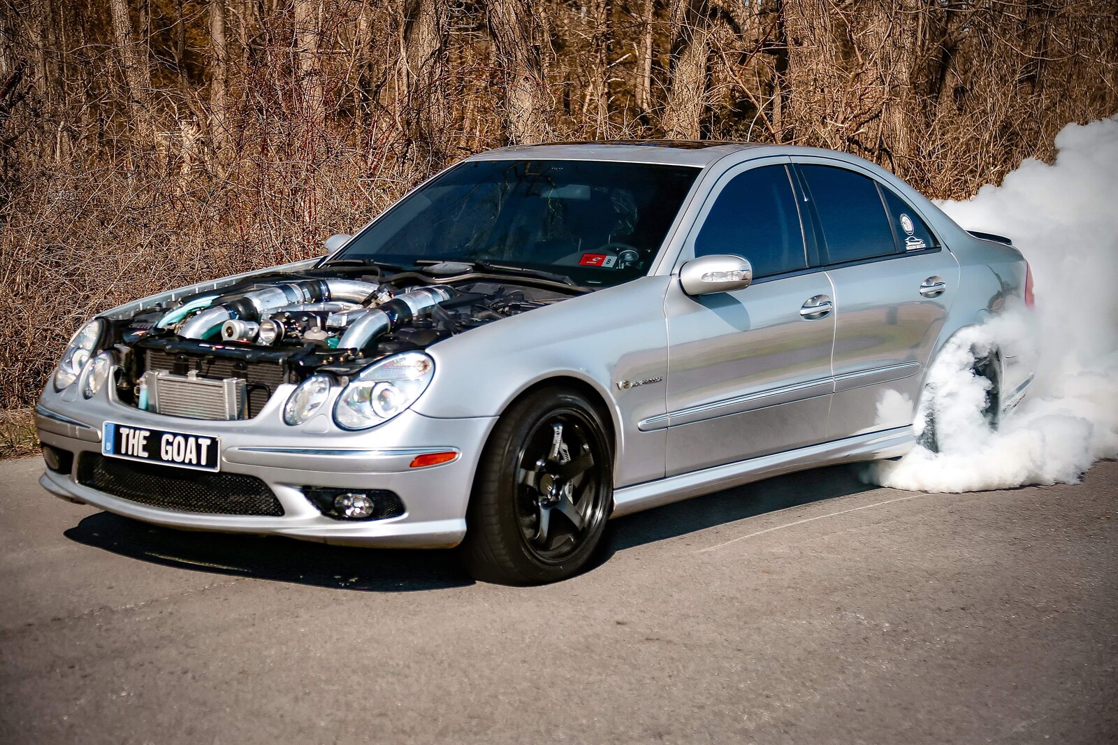 2005 Silver Mercedes-Benz E55 AMG 7 speed  picture, mods, upgrades