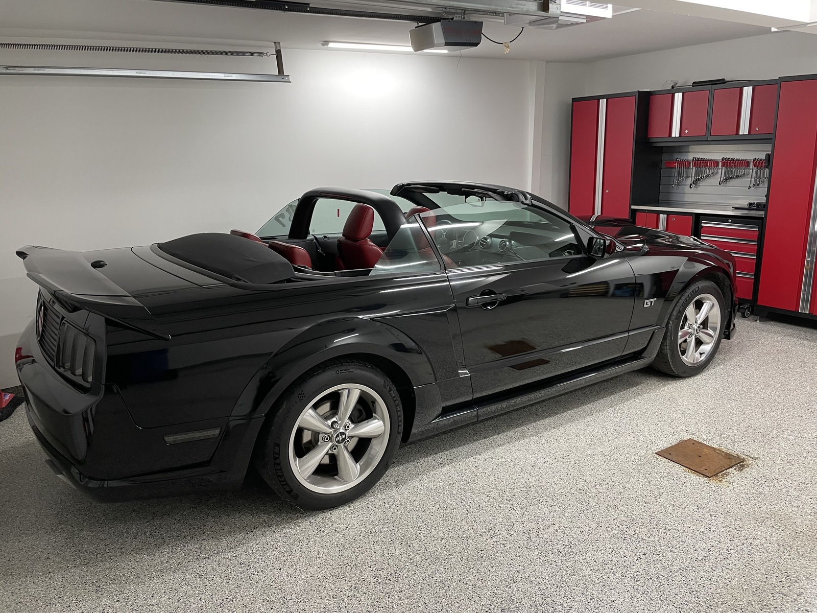 Black 2007 Ford Mustang GT Convertible