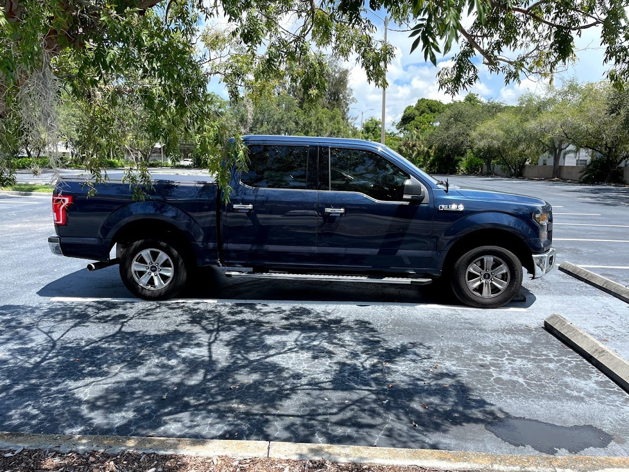 2015 Blue Jean Blue Ford F150 XLT Crew Cab picture, mods, upgrades