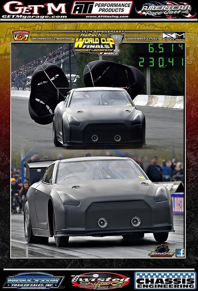 Black 2009 Nissan GT-R Nightfury - T1 Race Development