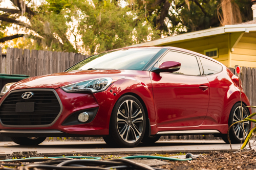 2016 Boston Red Hyundai Veloster Turbo DCT picture, mods, upgrades