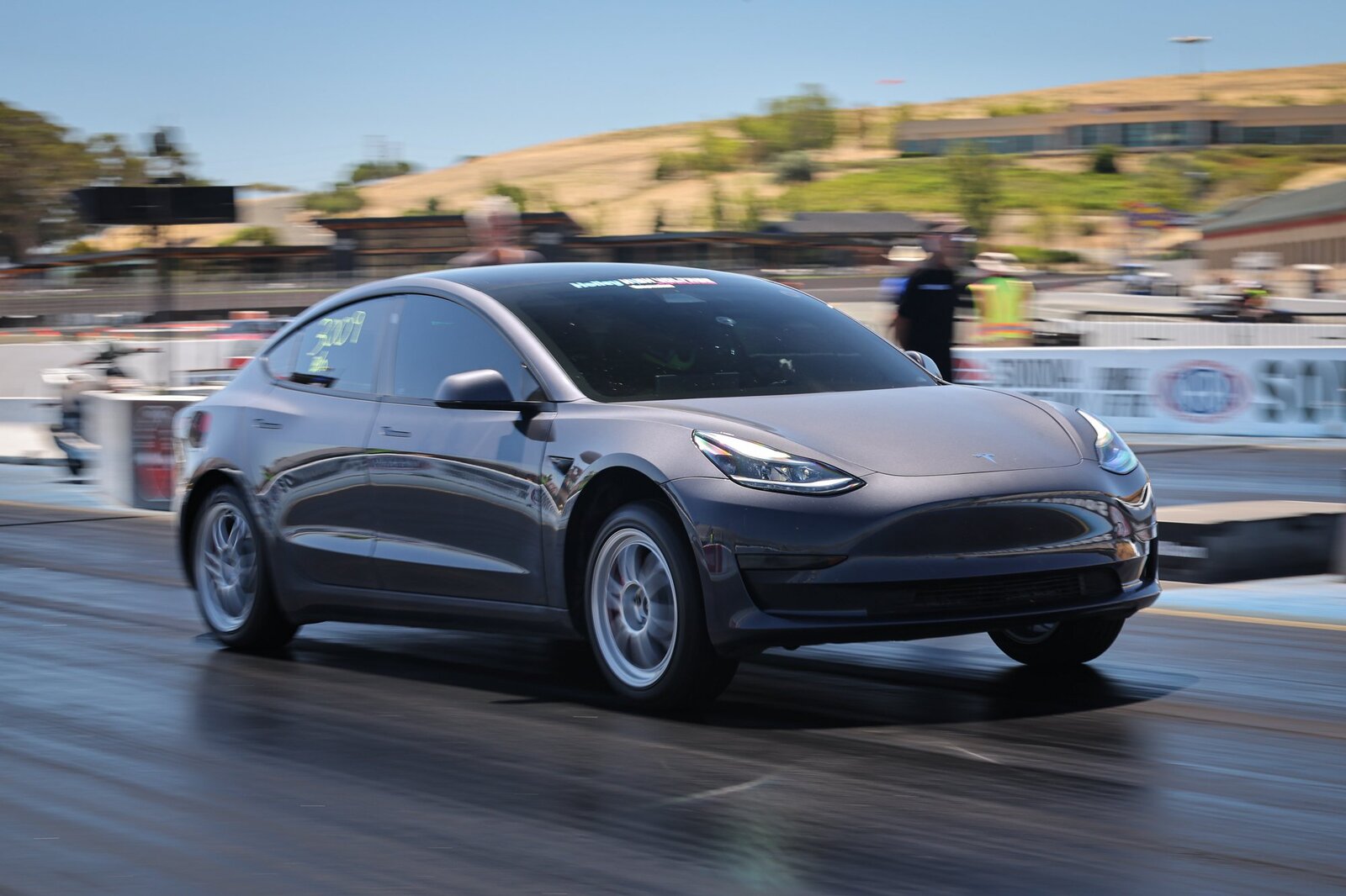 Silver 2021 Tesla Model 3 Performance