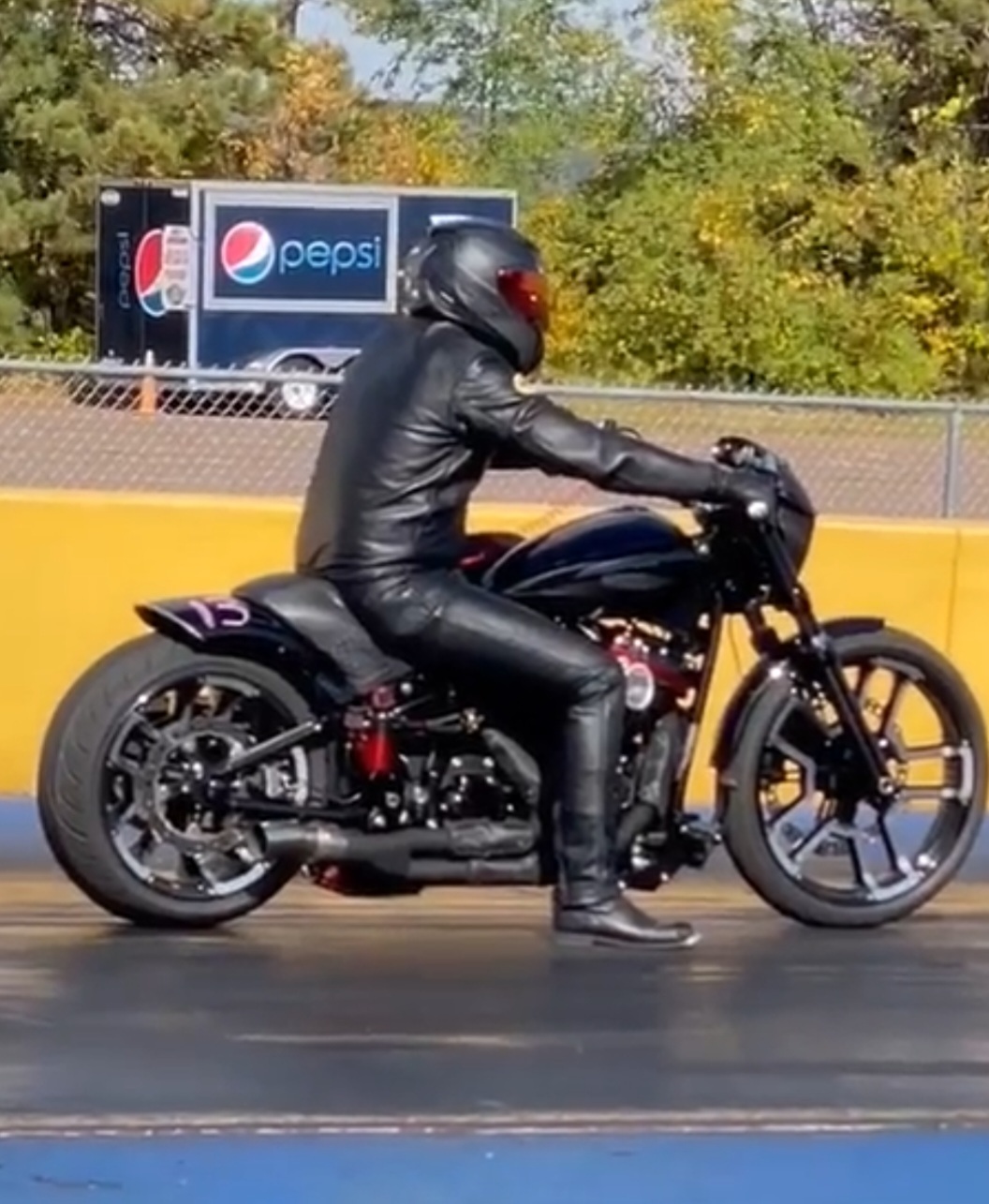 2020 black Harley-Davidson Softail fxst custom built picture, mods, upgrades