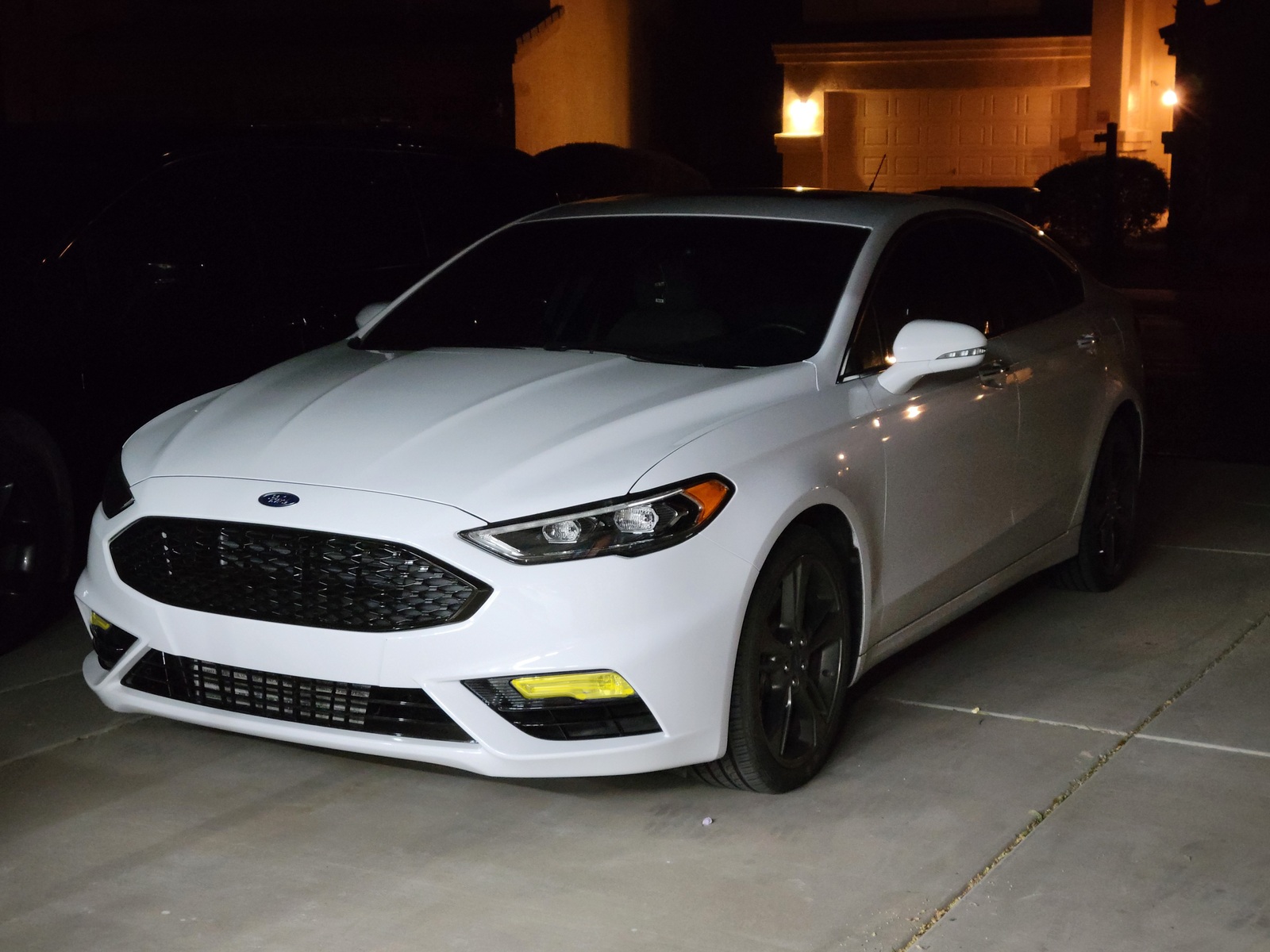 White 2017 Ford Fusion Sport