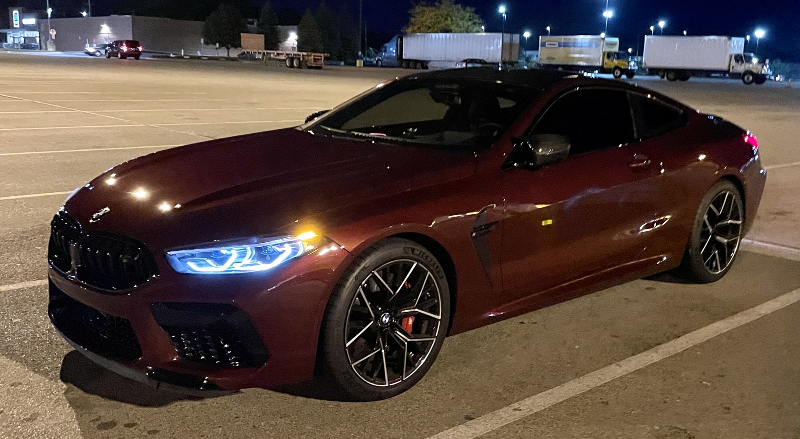 Red 2022 BMW M8 Competition Coupe