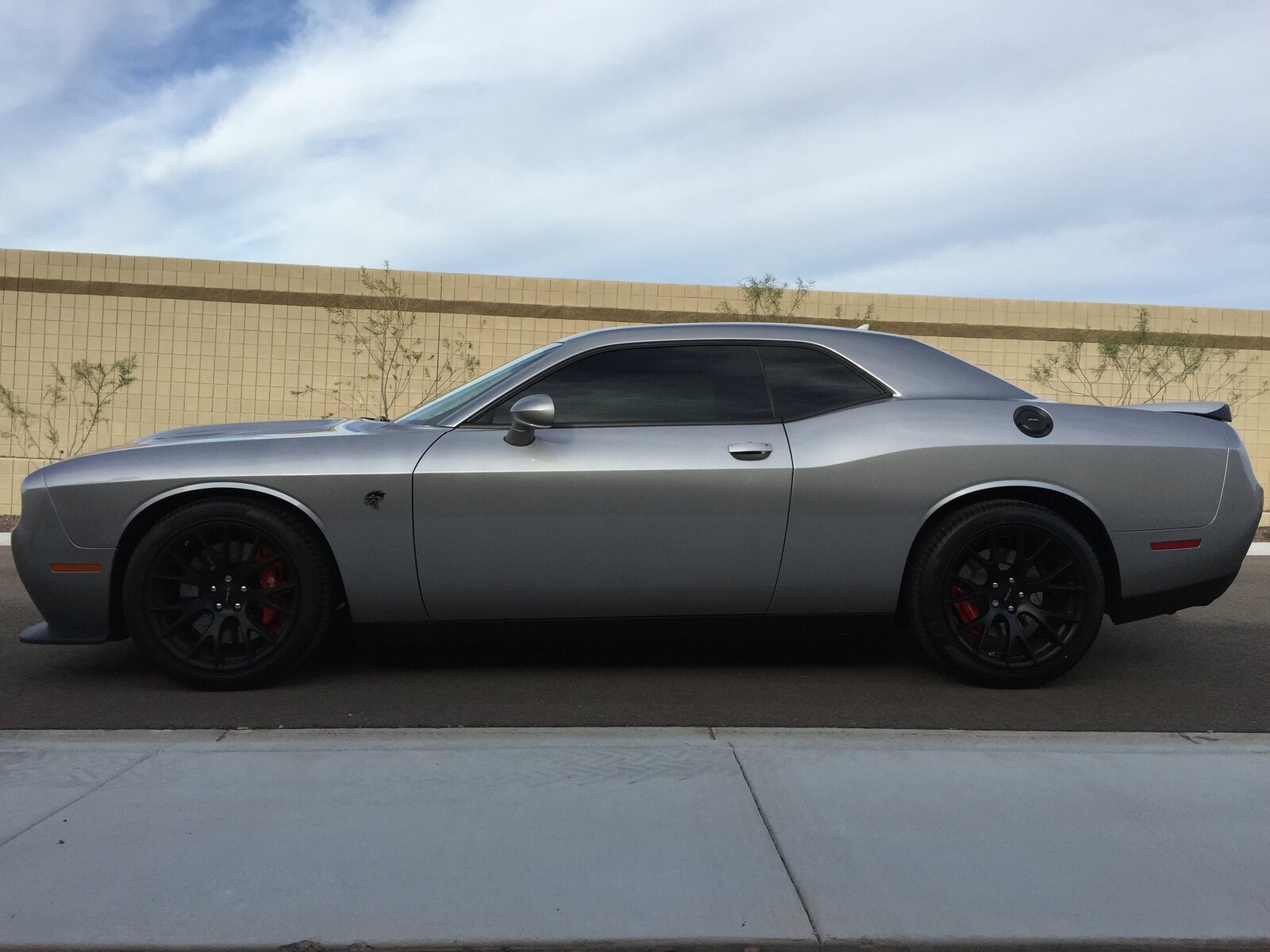 2016 silver Dodge Challenger Hellcat Hellcat NB picture, mods, upgrades