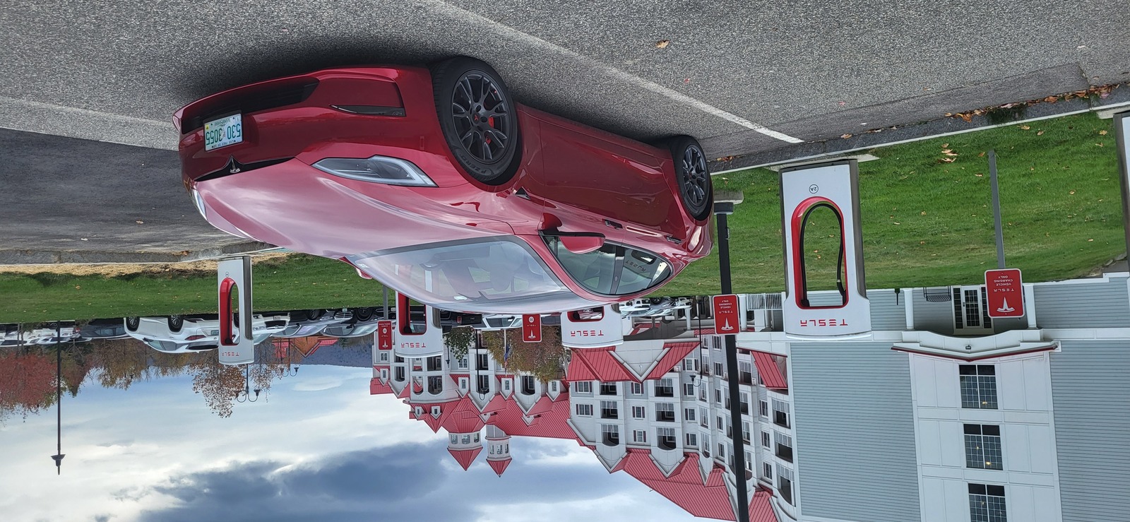Red 2023 Tesla Model S Plaid