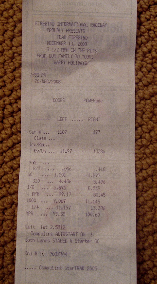 2007  Toyota Tacoma TRD Offroad Timeslip Scan