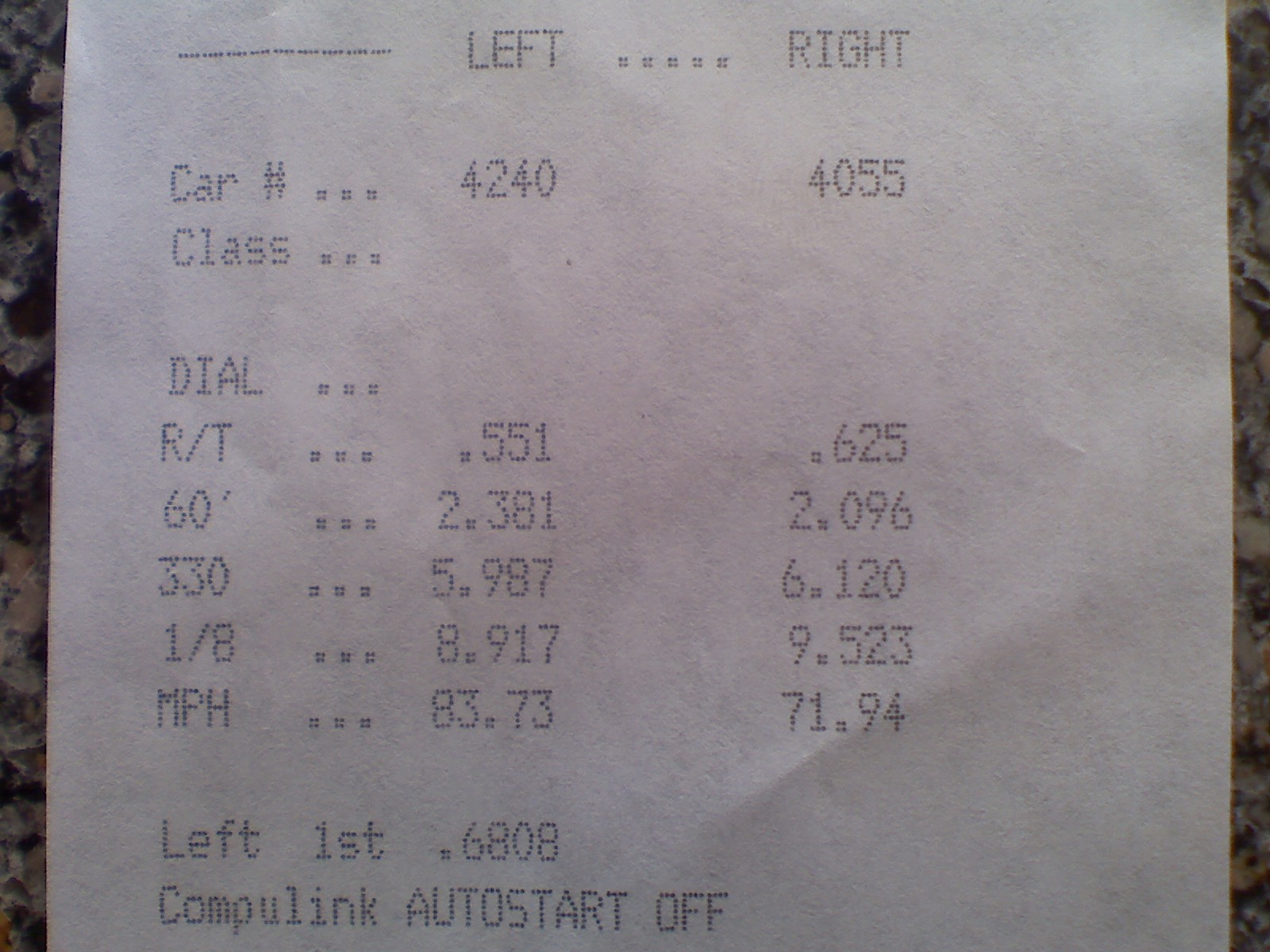 2004  Pontiac GTO LS1 5.7L 346ci Timeslip Scan