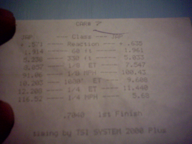 1995  Toyota Celica gt4 st205 Timeslip Scan