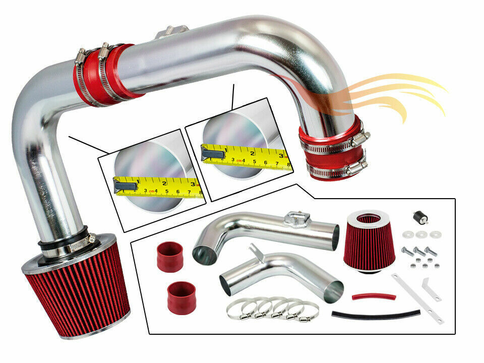 Cold Air Intake Kit + RED Filter For 11-15 Chevrolet Cruze 1.4L Turbo