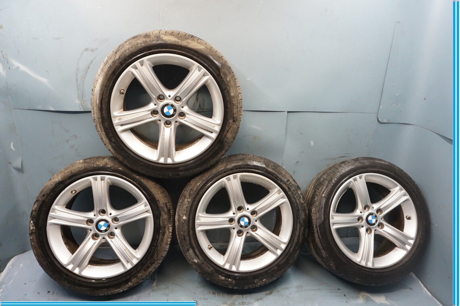 12-18 BMW 320i 328i F30 7.5J*17 Alloy Wheel Rim W/ Tyre (Set of 4) Oem