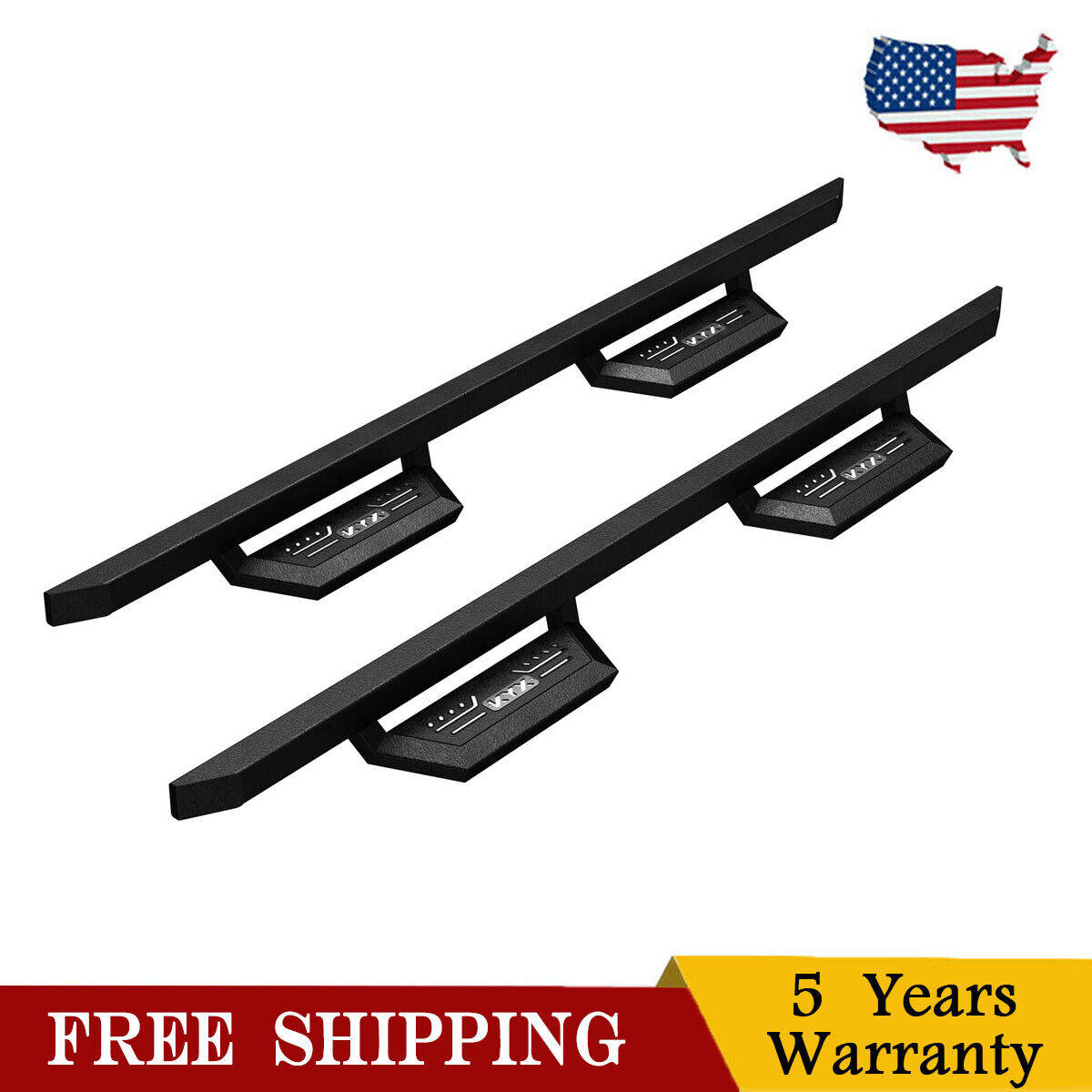 Running Boards For 2015-2024 Ford F-150 / 2017-2024 F-250 F-350 Super Crew Cab