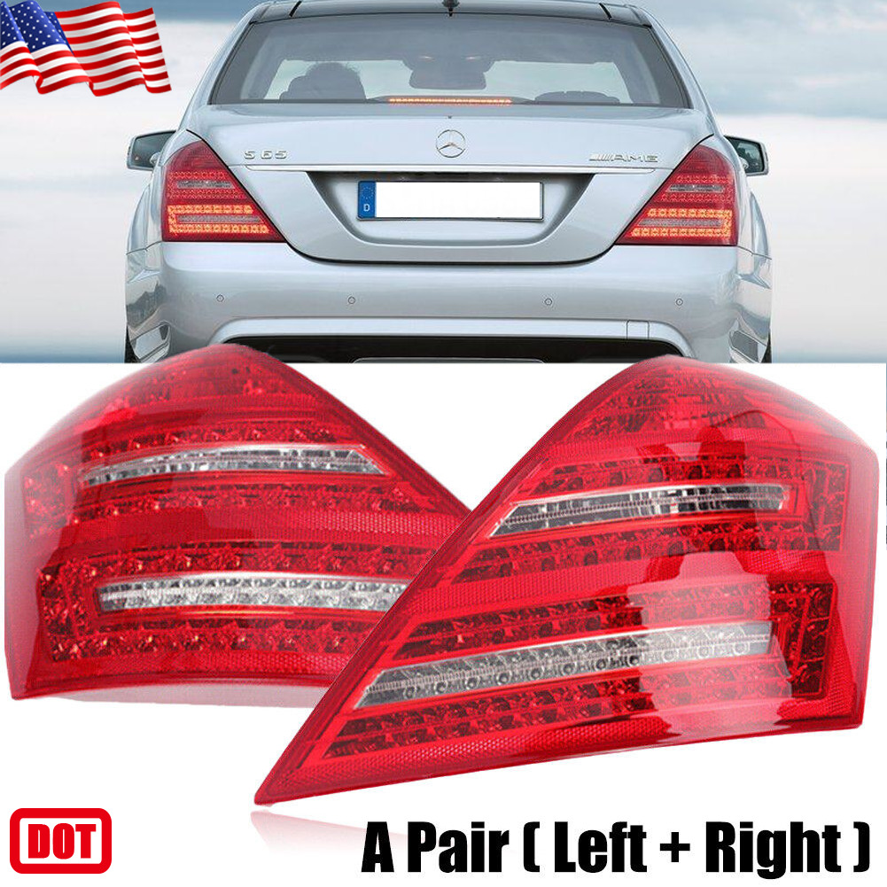 2PCS LED Tail Rear Light For Mercedes Benz W221 2007-2009 S Class S600 S65 AMG