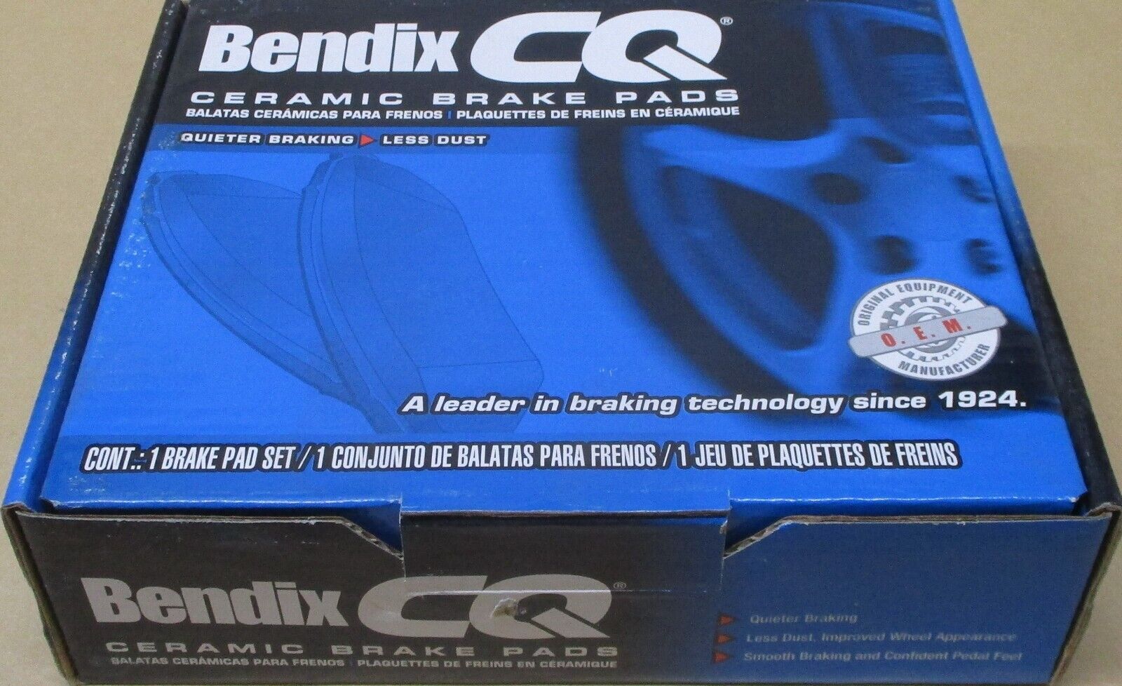 BRAND NEW BENDIX CQ CERAMIC REAR BRAKE PADS D599 RIVETED *SEE CHART FOR FITMENT*
