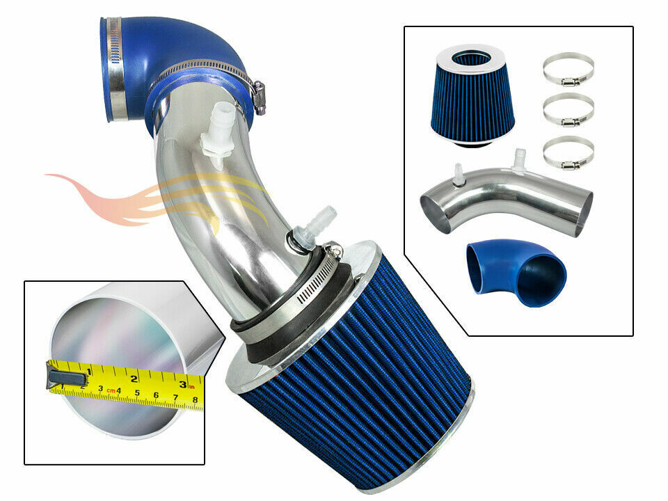 Ram Air Intake BLUE for 11-18 Taurus SHO & 13-18 Explorer/Flex 3.5L V6 Turbo