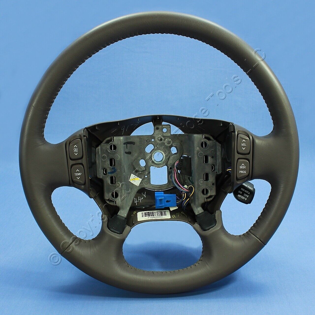 GM OEM Dark Sable Leather Steering Wheel 16866603 01-03 Aurora
