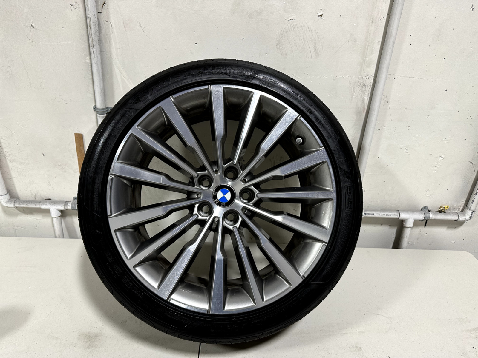 BMW 840I Gran Coupe Front Rim & Tire 245/40/19 OEM