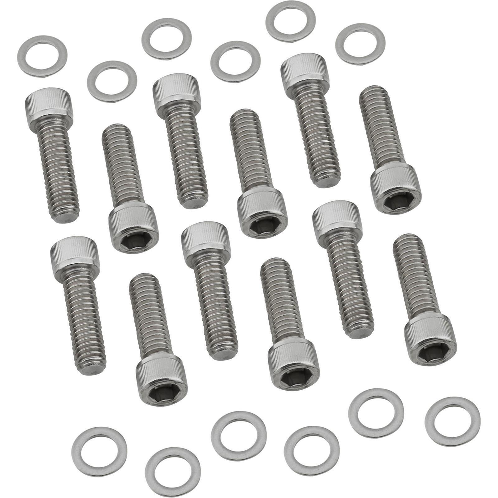 Stainless Steel Intake Bolt Kits, Fits Chevy Small Block