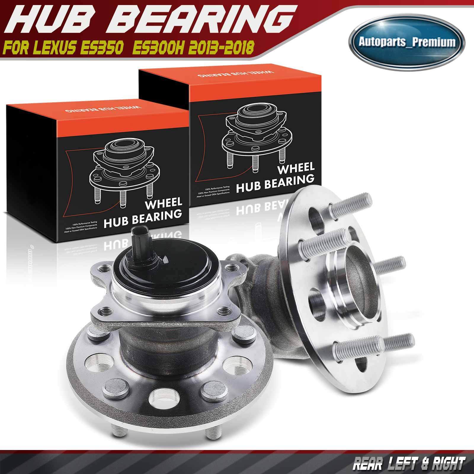 2x Rear Left & Right Wheel Bearing Hub Assembly for Lexus ES300h ES350 2013-2018