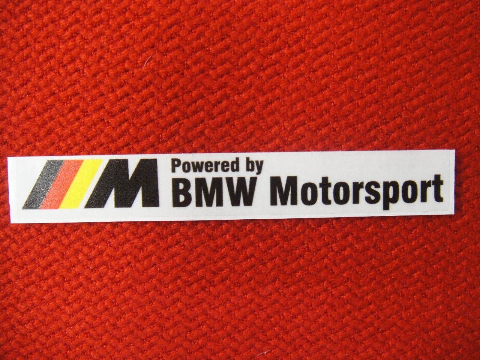 M series Powered by BMW Motorsport - Black/Red/Yellow