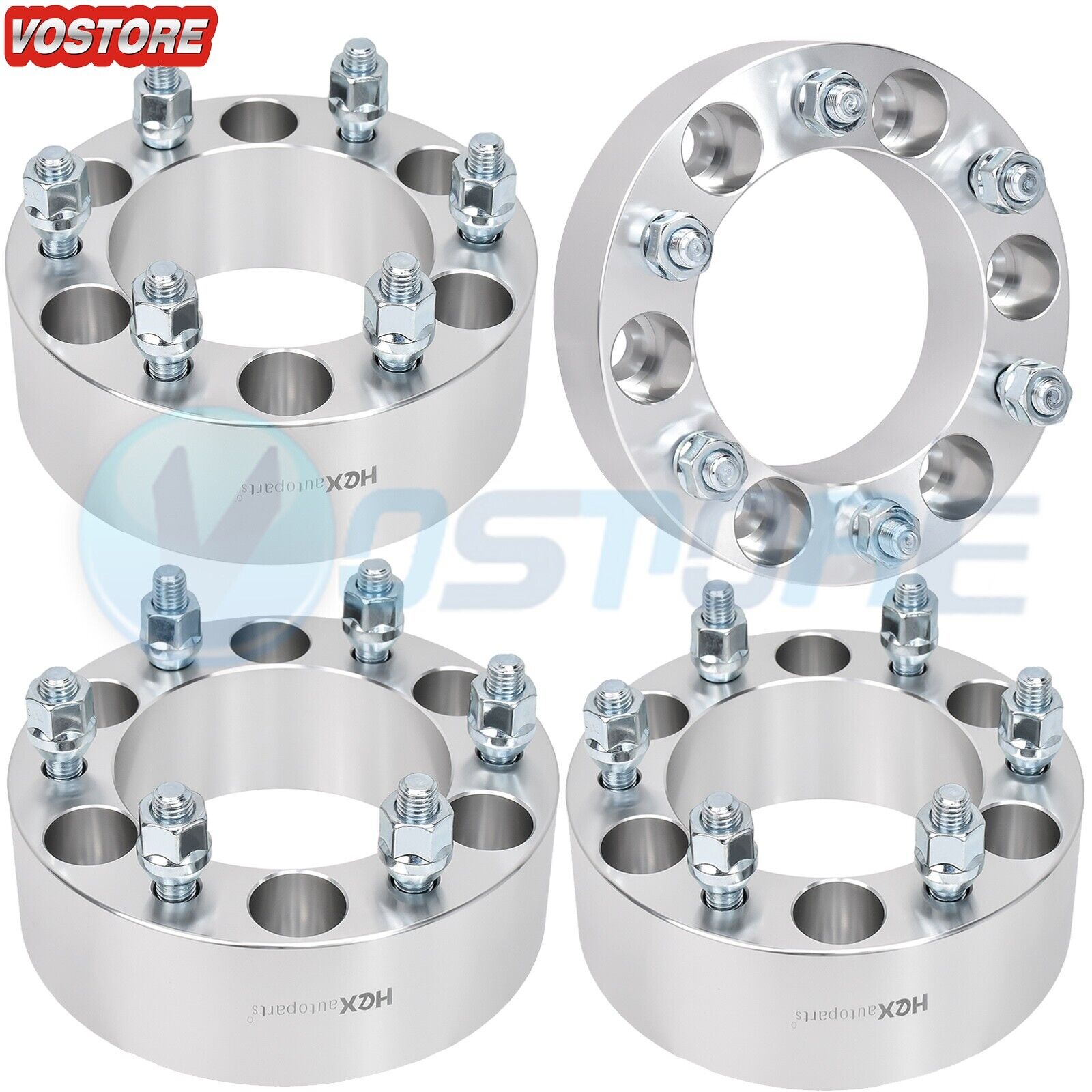 (4) 2'' 6 Lug Hubcentric Wheel Spacers Adapters 6x5.5 for Toyota Tacoma 4 Runner