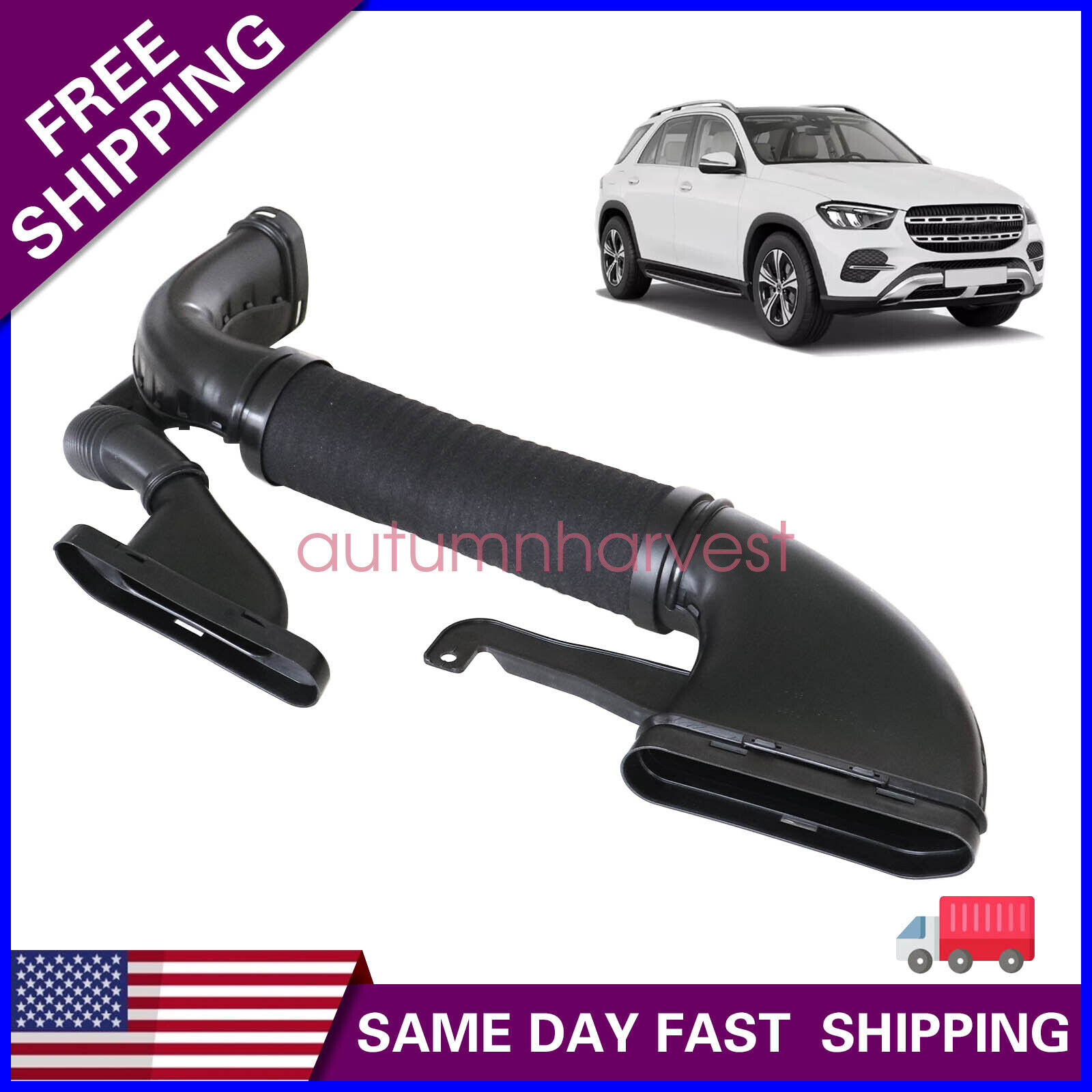 New For Mercedes Benz GLE300d ML250 15-16 Air Inlet Duct Intake Pipe 6510901142
