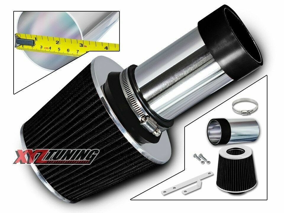 BLACK Short Ram Air Intake Kit + Filter For 98-04 300M / 94-01 LHS 3.5L V6