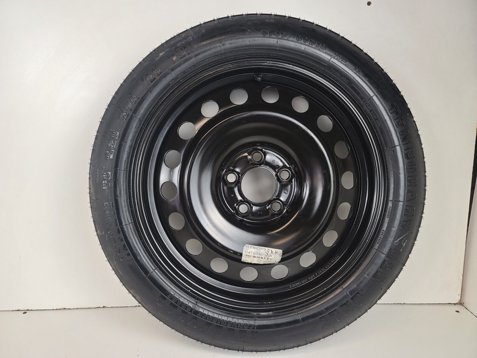 Spare Tire 18’’ Fits: 2006-2022 Dodge Charger Compact Donut Oem