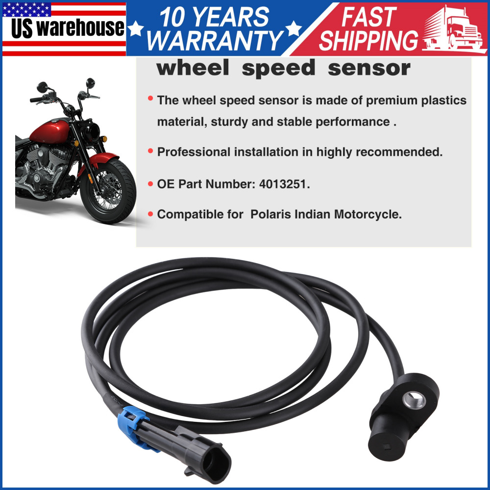 For Polaris Indian Motorcycle Wheel Speed Sensor 4013251 ABS Wheel Speed Sensor
