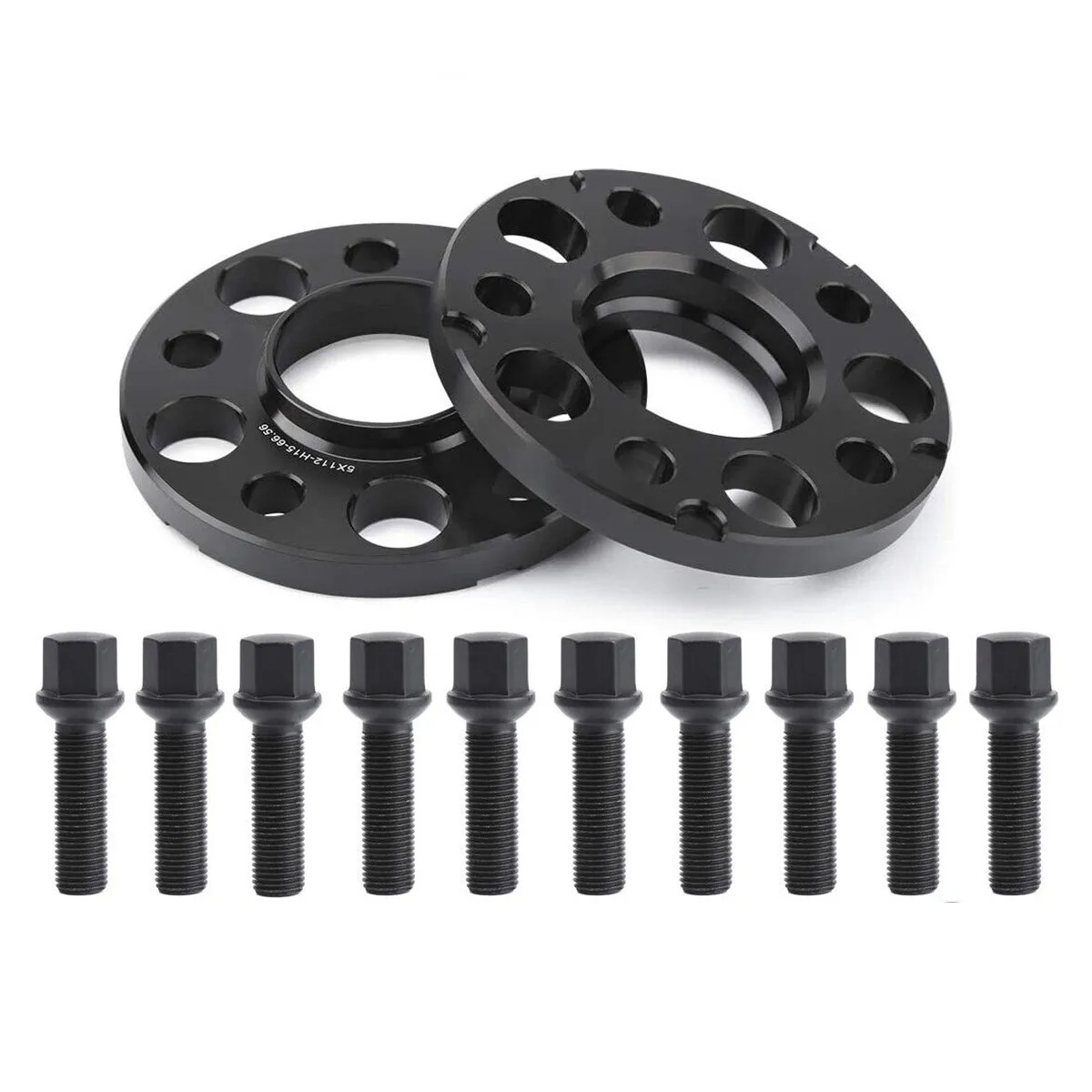 2pc 15mm Hub centric Wheel Spacers for Audi 2009-2018 A4/S4 B8 B9 RS4 RS6 A5 A6