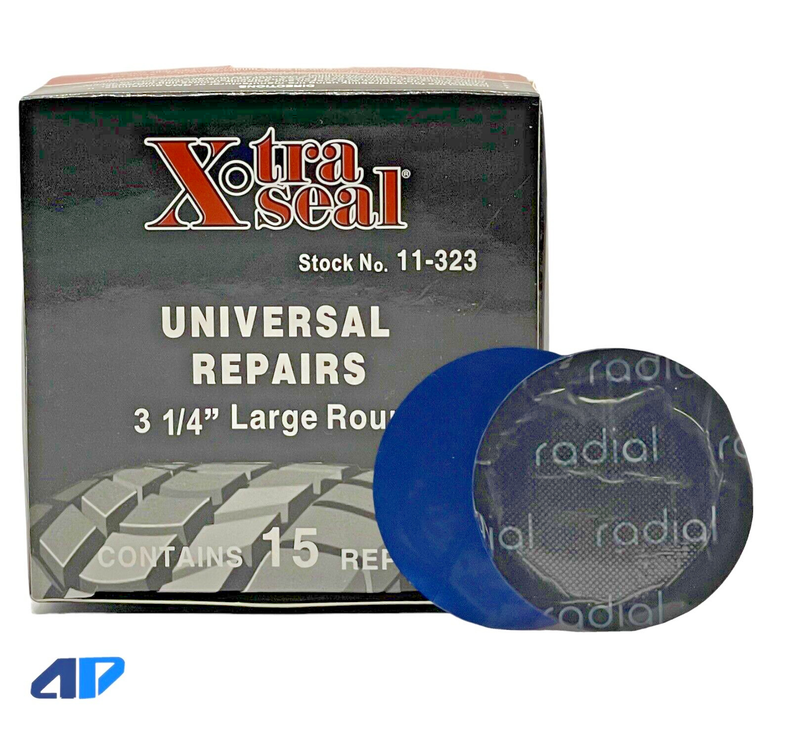Xtra Seal 11-323 Large 3-1/4” Round Universal Patch Radial Tire Repair USA
