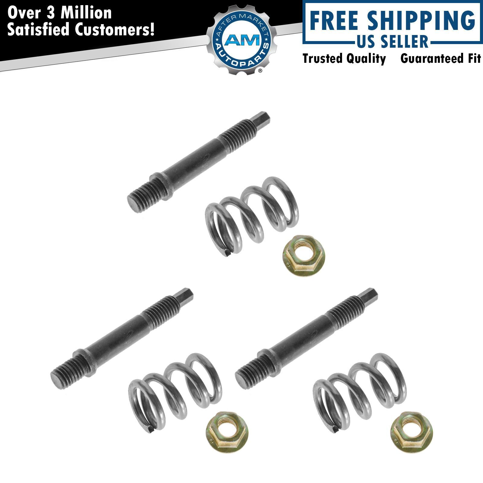 Dorman Exhaust Manifold to Front Pipe Stud & Spring 3 Piece Kit for GM Truck