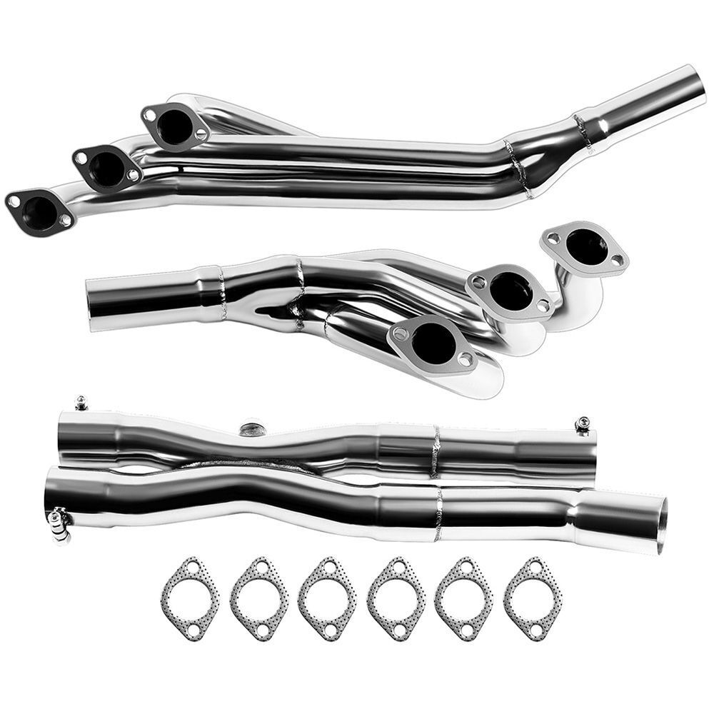 Stainless Exhaust Polished Headers for BMW E30 325i/325iX/325is 86-91 2.5L 2.7L
