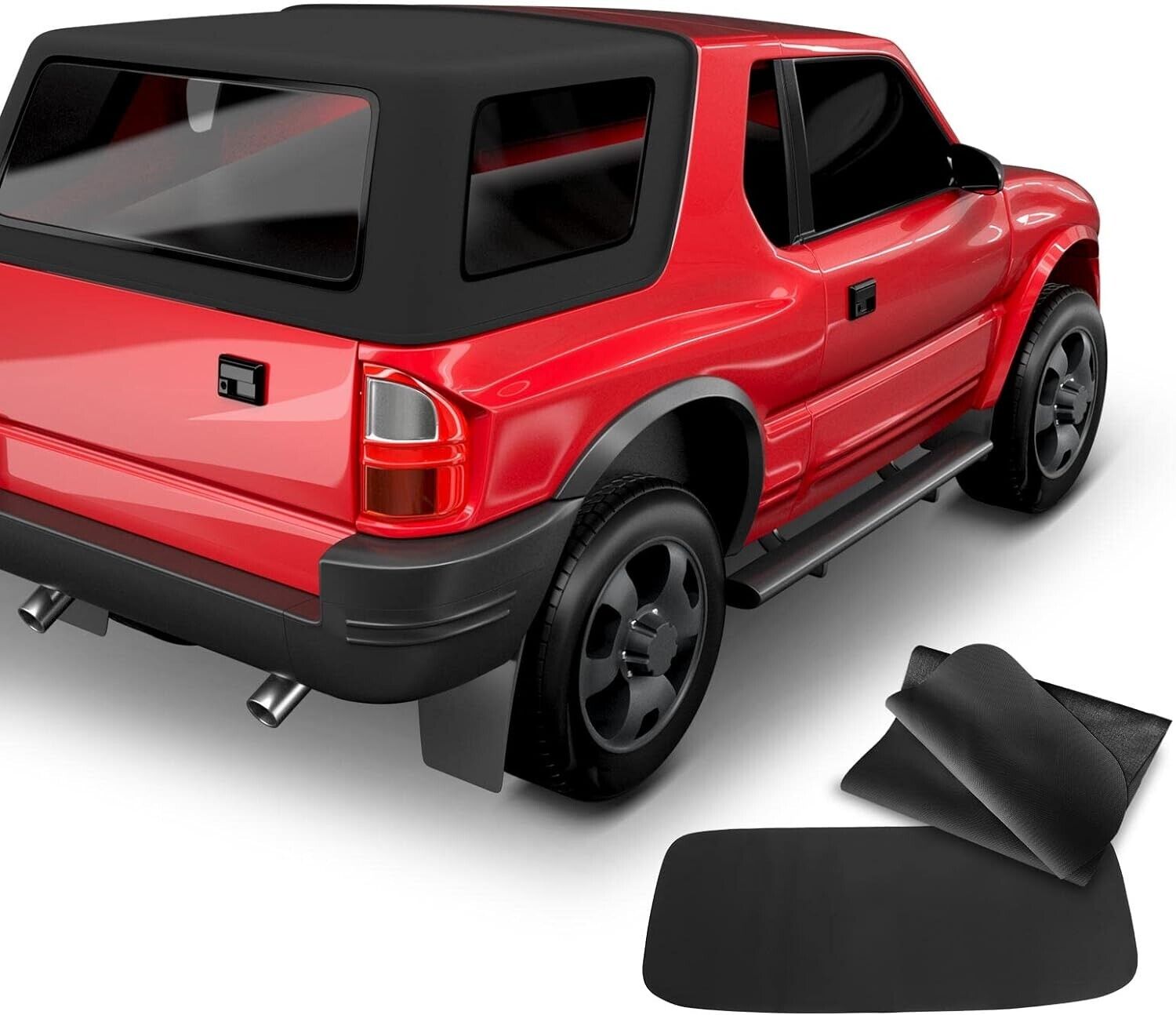 Black Convertible Soft Top Fits Isuzu Amigo 1999-2000 Rodeo 2000 2001 2002 SUV