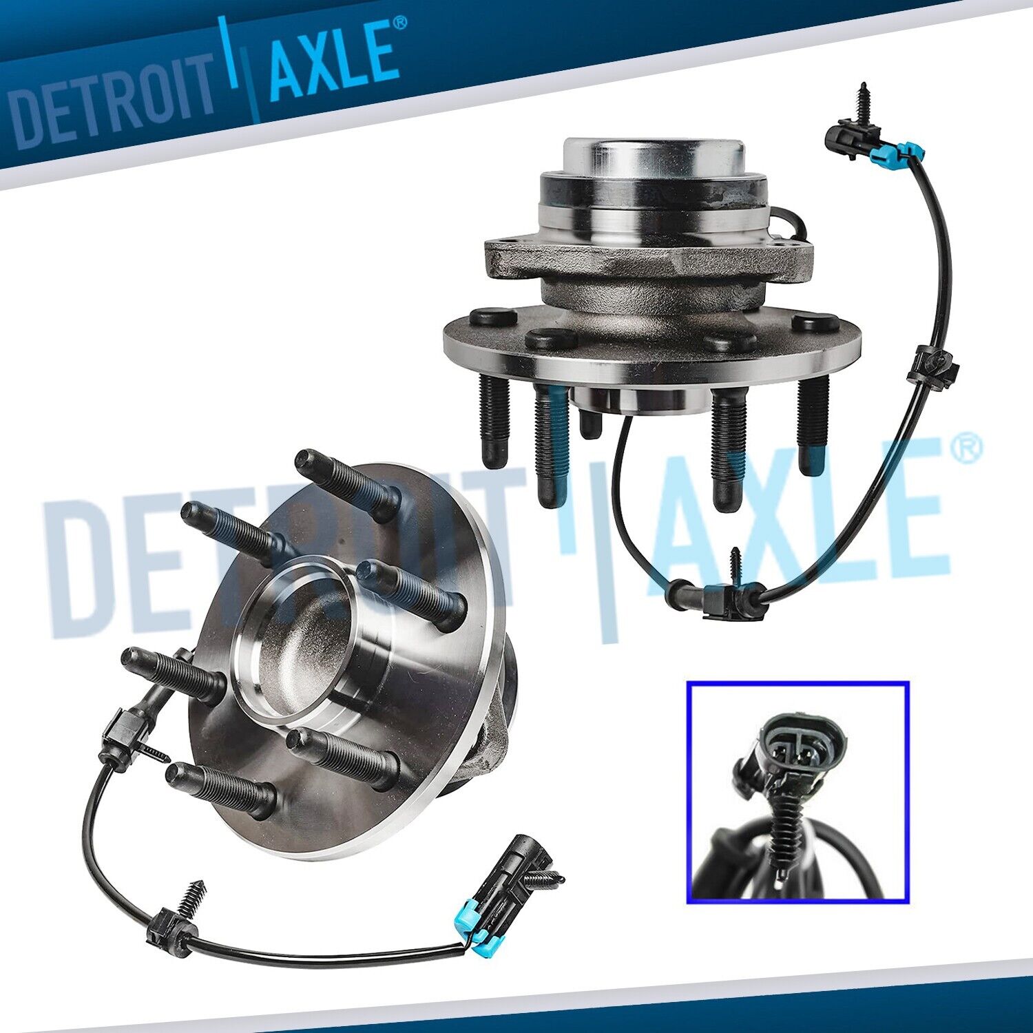 2WD Front Wheel Bearing and Hubs for Chevy GMC Suburban Avalanche Yukon XL 1500