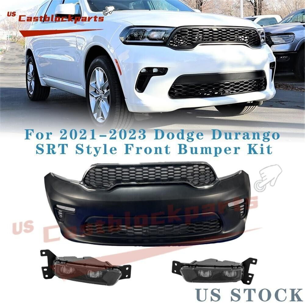 Dodge Durango SRT Front Bumper Body Kit With Fog Lights For 2021 2022 2023