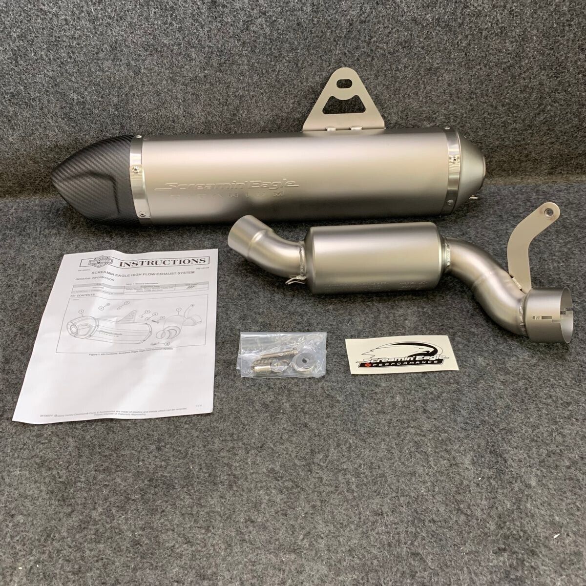 Harley-Davidson Screamin' Eagle 65600389 Street Cannon High Flow Exhaust System