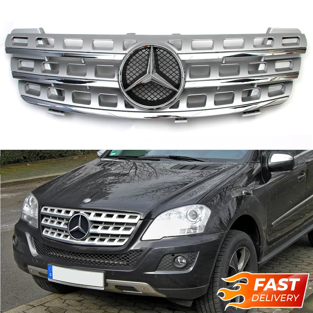 AMG Grille Front Grill For 2005-2008 Mercedes Benz W164 ML550 ML350 ML500 ML63