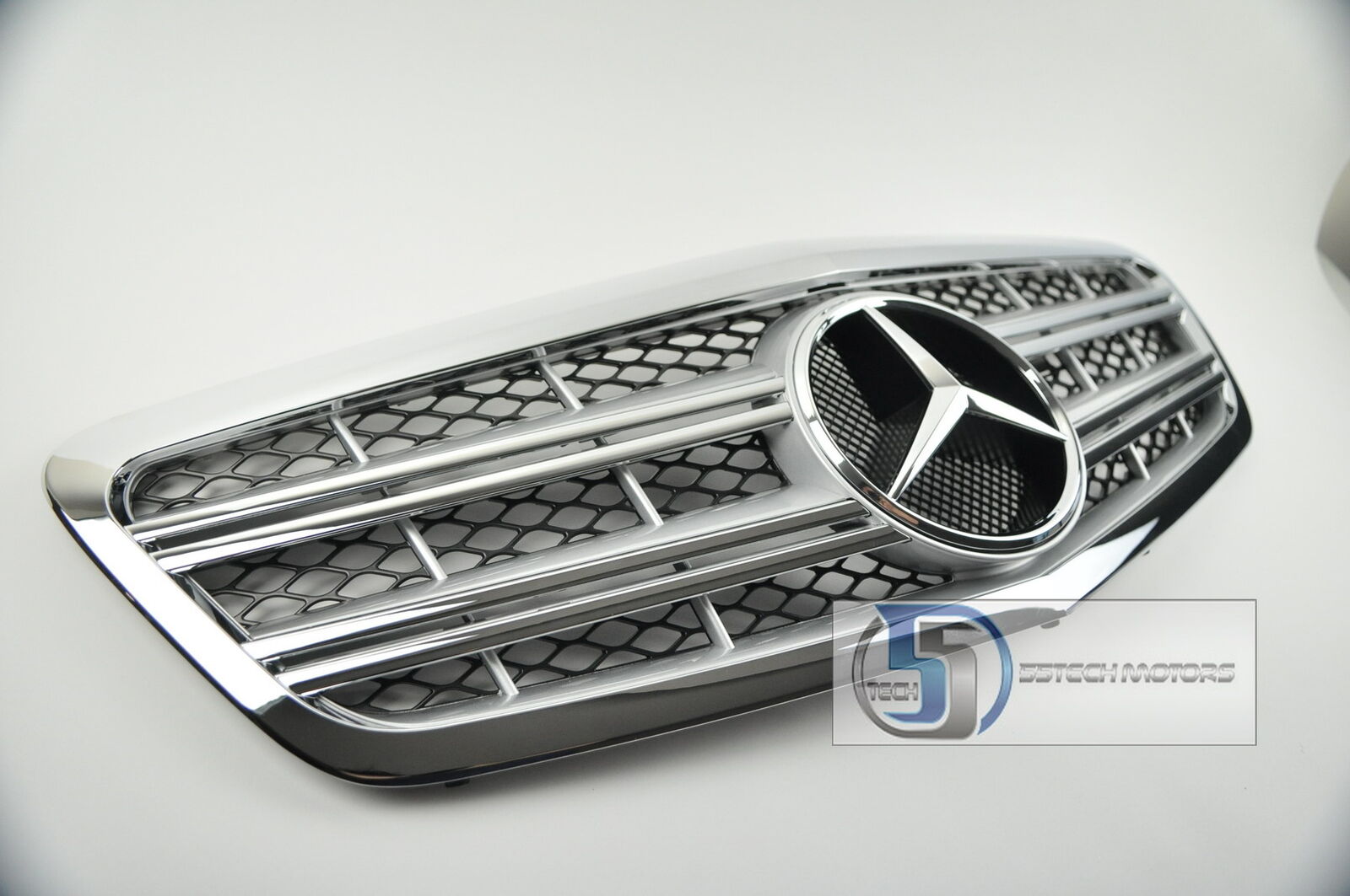 Mercedes W221 2010 2013 S-Class S550 S65 S600 Grill Grille Silver Chrome A7 AMG