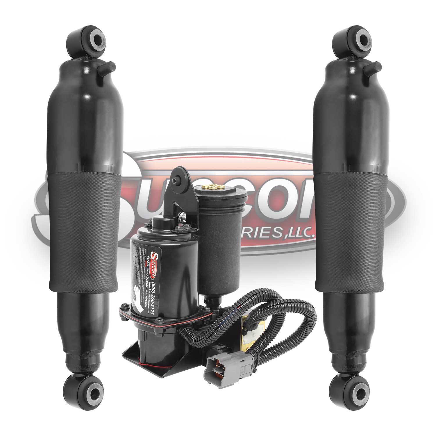 Rear Air Suspension Shock & Compressor Set for 2004-2010 Infiniti QX56