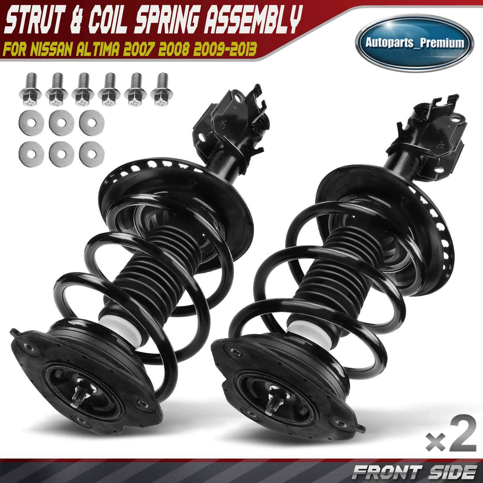 2x Front L&R Complete Strut & Coil Spring Assembly for Nissan Altima 2007-2013