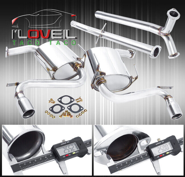 T304 Stainless Steel Catback Exhaust 65mm 5.5\
