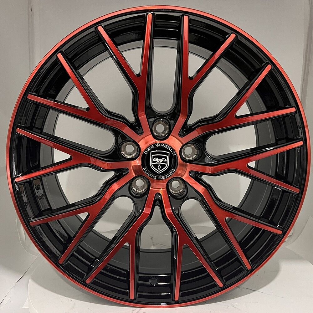 G43 18 inch Black Red Rims fits DODGE DART GT 2014 - 2018