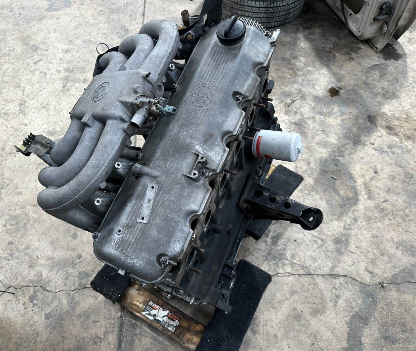 BMW 325e E30 M20 6 Cylinder Short Engine Motor OEM #85317