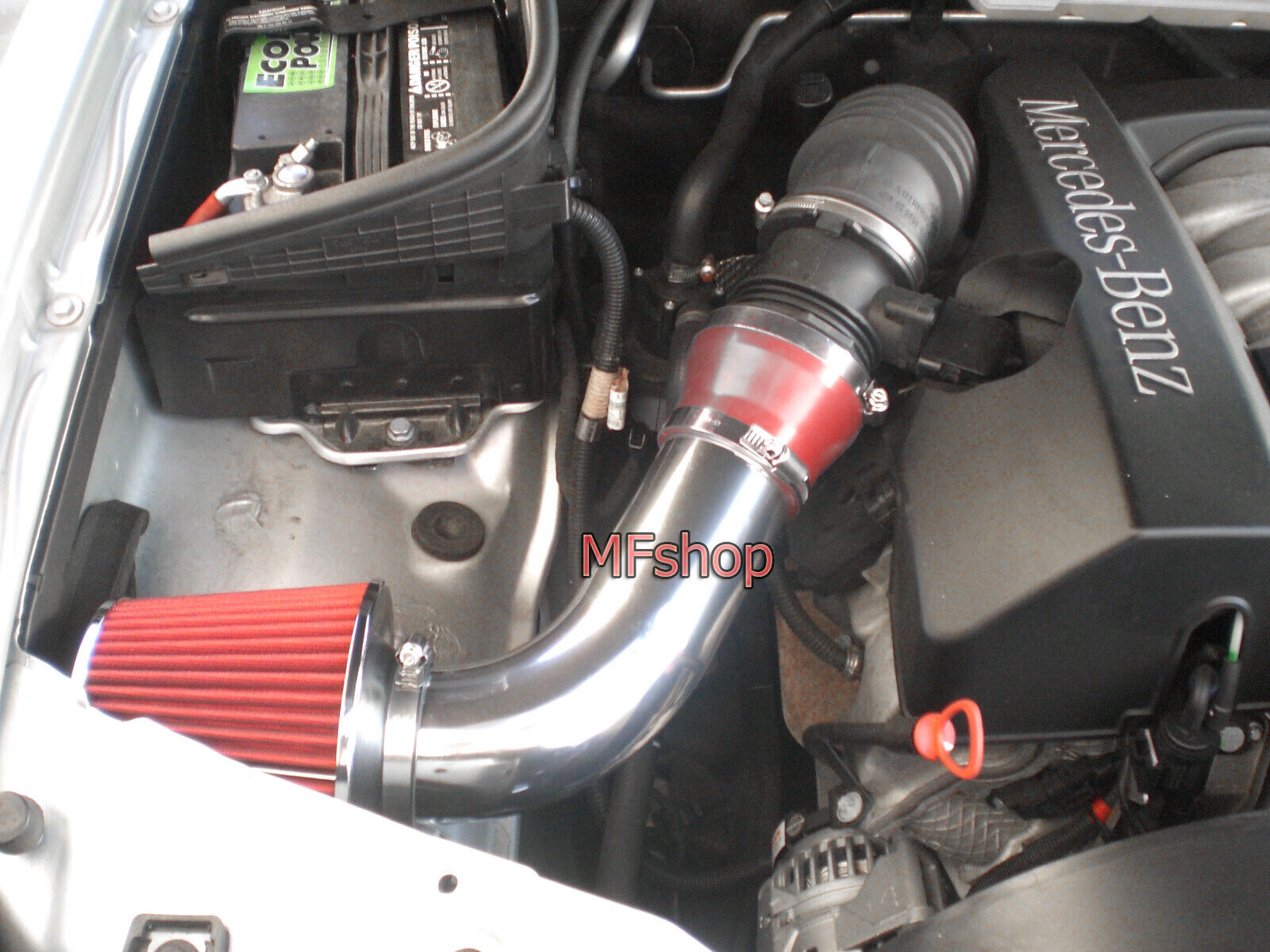 RED For 1998-2002 Mercedes E320 E430 ML320 CLK320 Air Intake Kit + Filter
