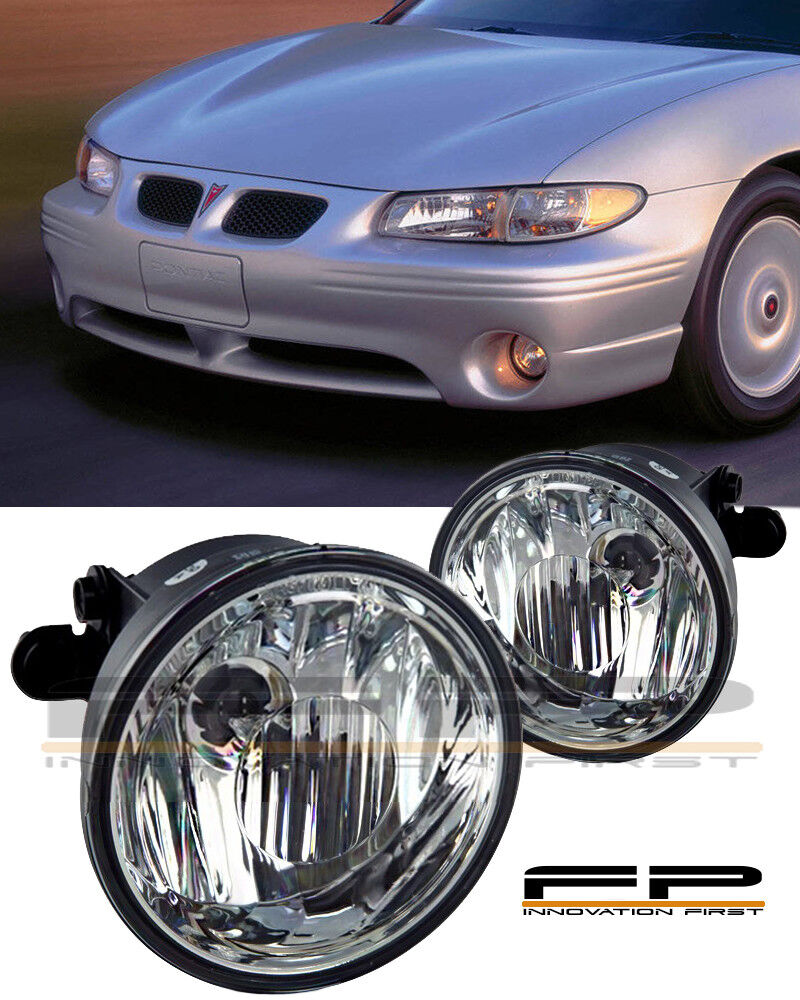 1997-2003 Pontiac Grand Prix Clear Replacement Fog Lights Housing Assembly PAIR