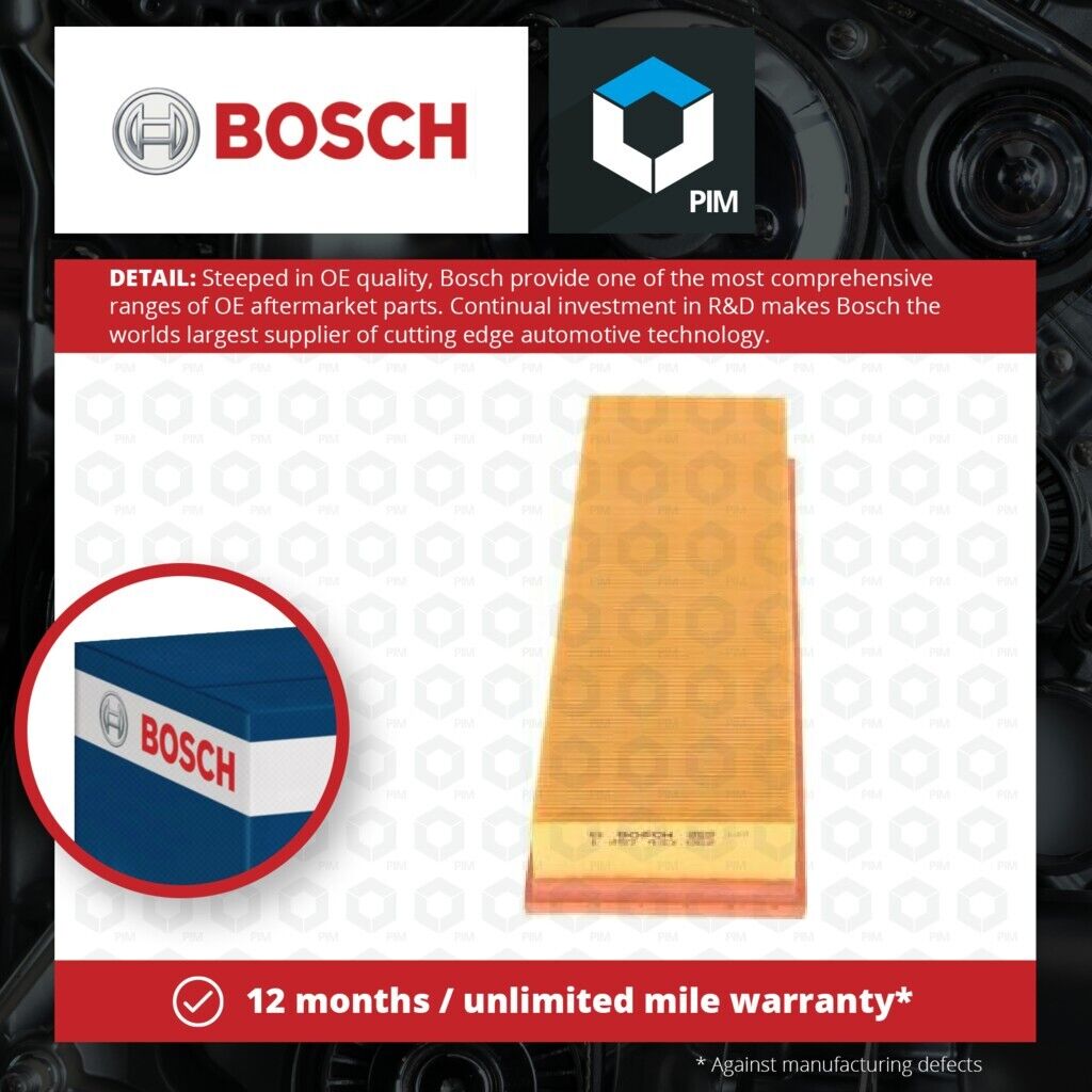 Air Filter fits SEAT CORDOBA 6K 1.9D 99 to 02 Bosch Genuine Quality Guaranteed