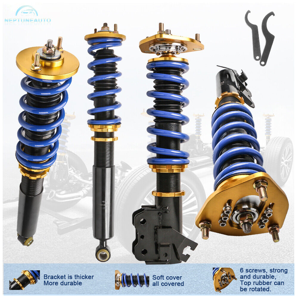 For 89-94 Nissan S13 200SX 240SX Silva Full Coilover Struts Shocks A Pair of 4