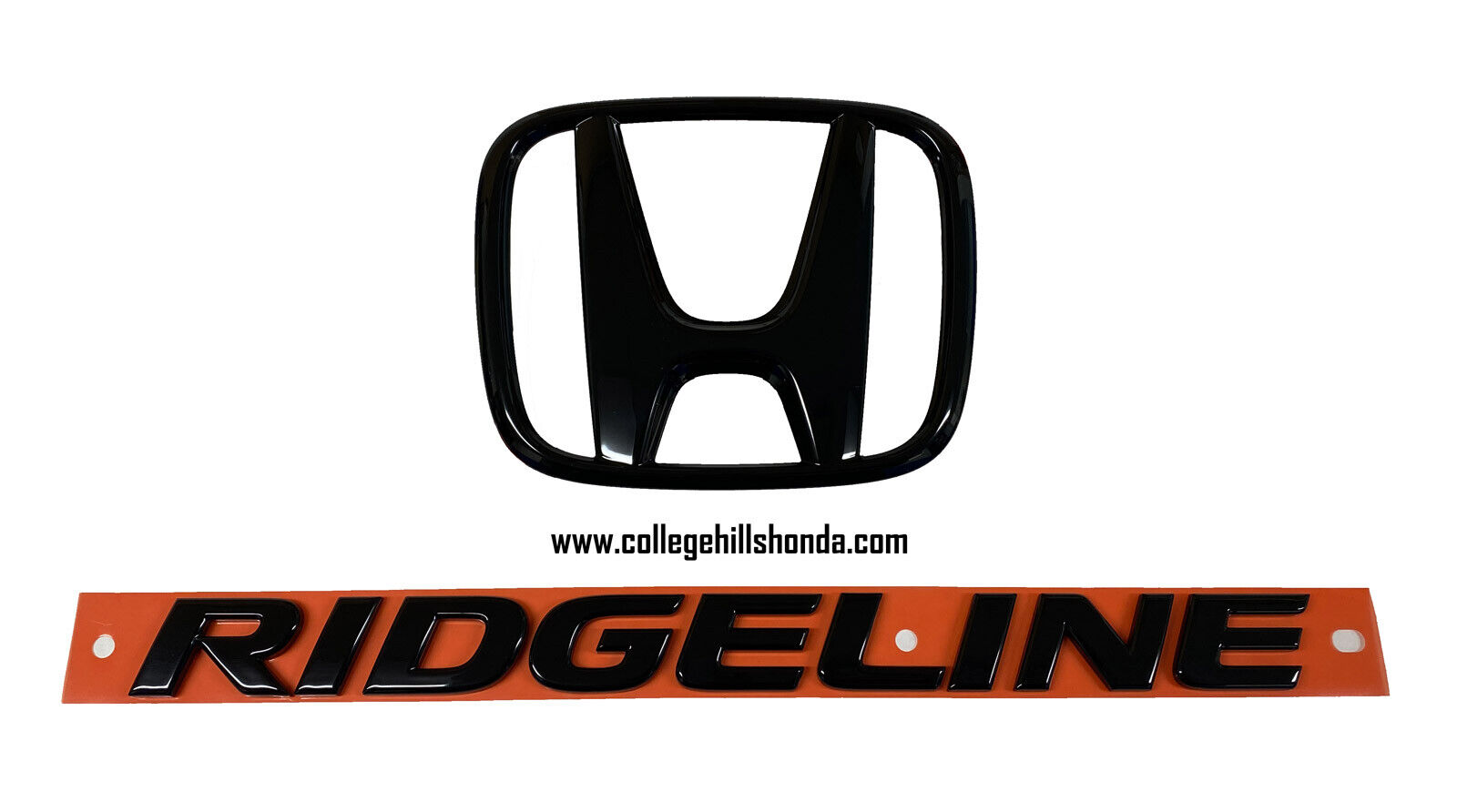 2017-2023 Genuine Honda Ridgeline Gloss Black Emblem Kit OEM NEW 08F20-T6Z-100